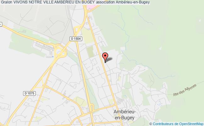 plan association Vivons Notre Ville Amberieu En Bugey Ambérieu-en-Bugey