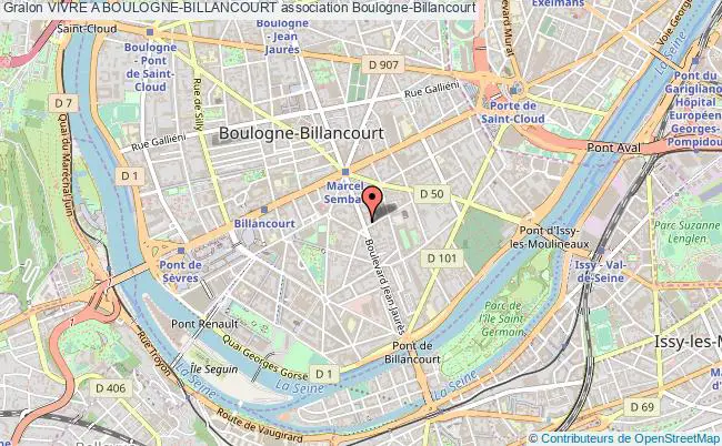 plan association Vivre A Boulogne-billancourt Boulogne-Billancourt