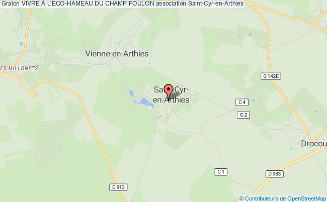 plan association Vivre À L'Éco-hameau Du Champ Foulon Saint-Cyr-en-Arthies