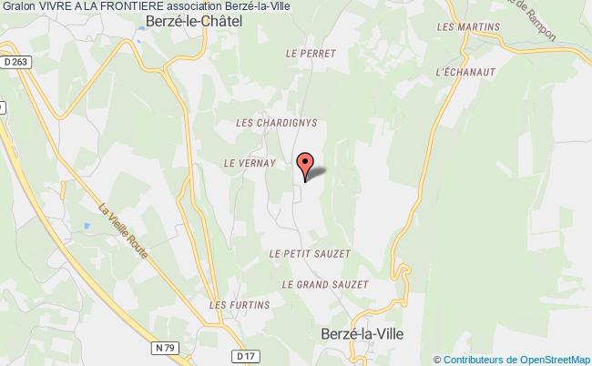 plan association Vivre A La Frontiere Berzé-la-Ville