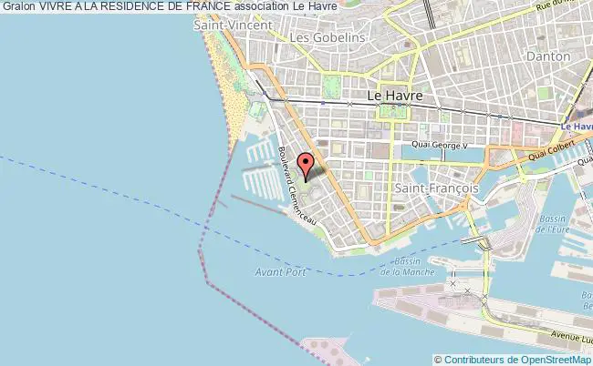 plan association Vivre A La Residence De France Le    Havre