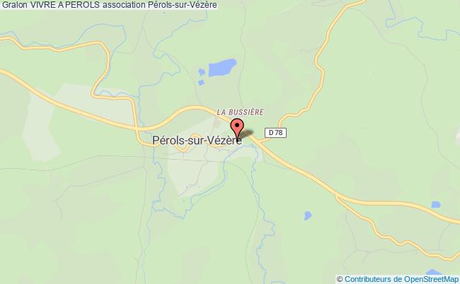 plan association Vivre A Perols Pérols-sur-Vézère