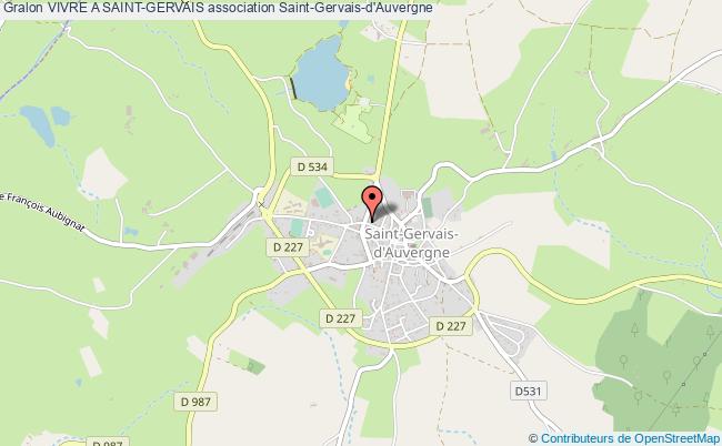 plan association Vivre A Saint-gervais Saint-Gervais-d'Auvergne