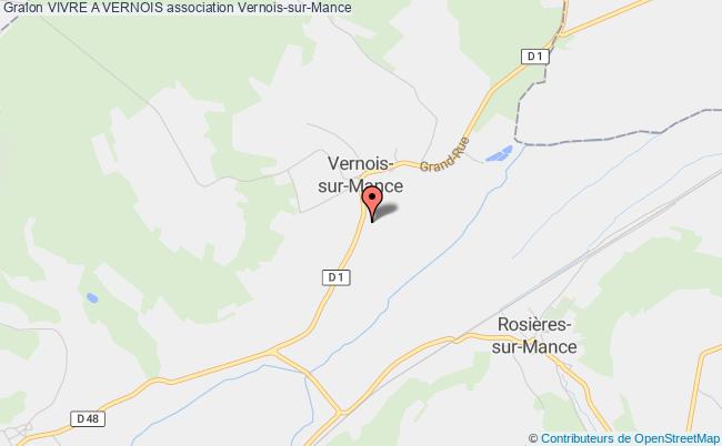 plan association Vivre A Vernois Vernois-sur-Mance