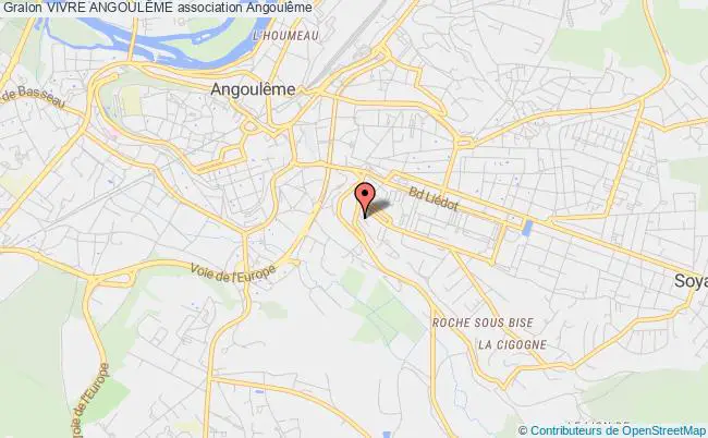 plan association Vivre AngoulÊme Angoulême