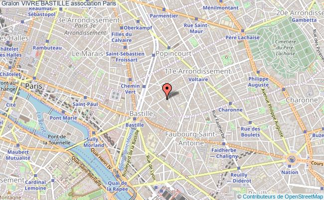 plan association Vivre Bastille Paris