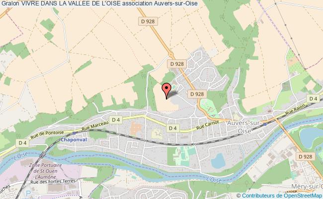 plan association Vivre Dans La Vallee De L'oise Auvers-sur-Oise