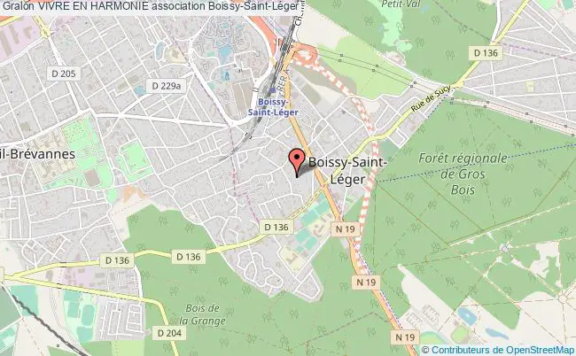 plan association Vivre En Harmonie Boissy-Saint-Léger