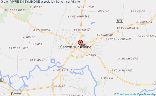 plan association Vivre En Symbiose Servon-sur-Vilaine