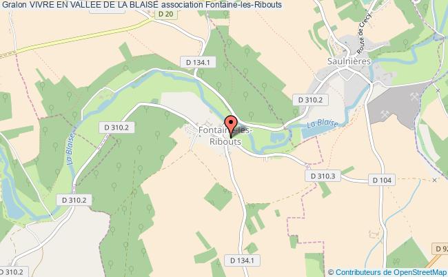 plan association Vivre En Vallee De La Blaise Fontaine-les-Ribouts