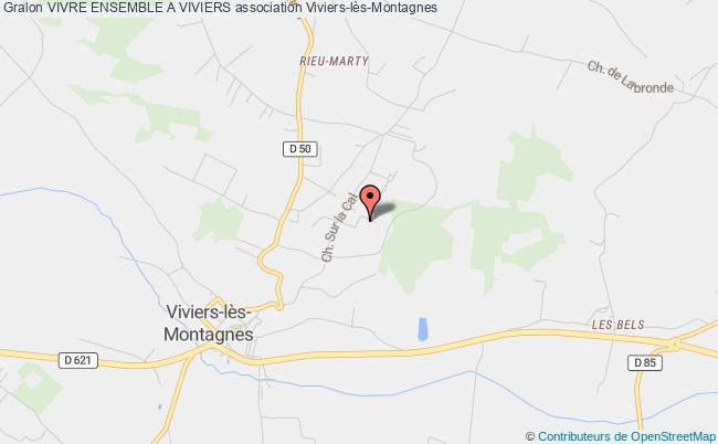 plan association Vivre Ensemble A Viviers Viviers-lès-Montagnes