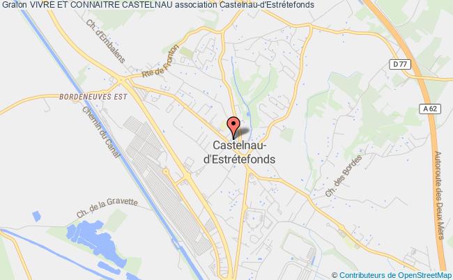 plan association Vivre Et Connaitre Castelnau Castelnau-d'Estrétefonds