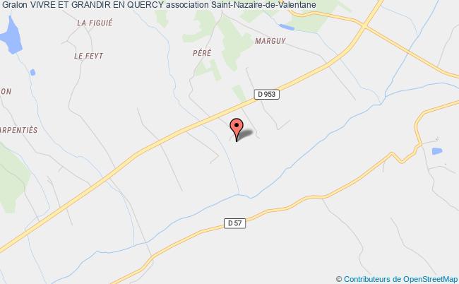 plan association Vivre Et Grandir En Quercy Saint-Nazaire-de-Valentane