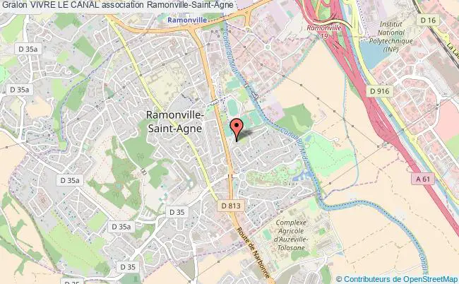 plan association Vivre Le Canal Ramonville-Saint-Agne