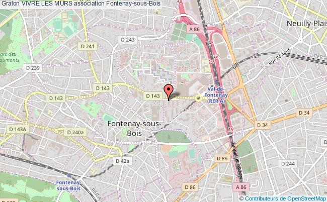 plan association Vivre Les Murs Fontenay-sous-Bois