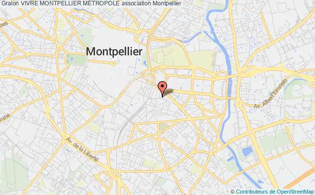 plan association Vivre Montpellier MÉtropole Montpellier