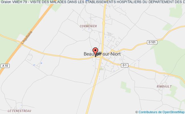 plan association Vmeh 79 - Visite Des Malades Dans Les Etablissements Hospitaliers Du Departement Des Deux-sevres Beauvoir-sur-Niort