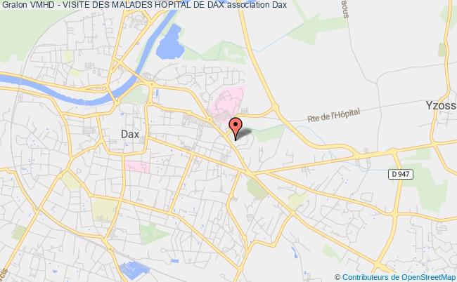 plan association Vmhd - Visite Des Malades Hopital De Dax Dax