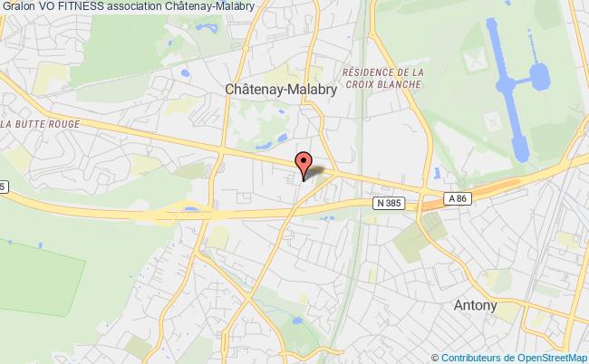 plan association Vo Fitness Châtenay-Malabry