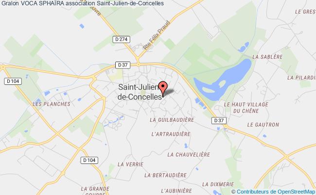 plan association Voca SphaÏra Saint-Julien-de-Concelles