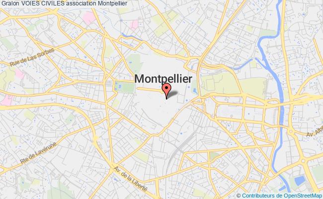 plan association Voies Civiles Montpellier