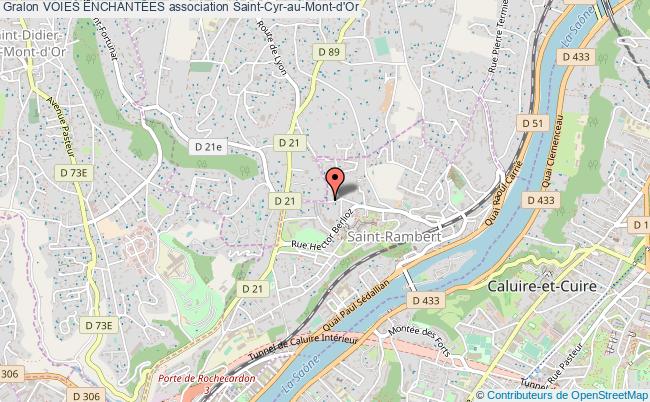 plan association Voies EnchantÉes Saint-Cyr-au-Mont-d'Or
