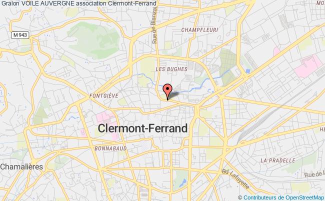 plan association Voile Auvergne Clermont-Ferrand