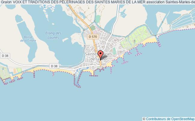 plan association Voix Et Traditions Des PÈlerinages Des Saintes Maries De La Mer Saintes-Maries-de-la-Mer