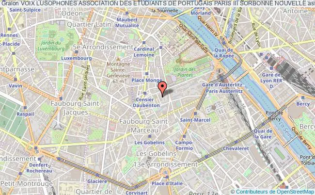plan association Voix Lusophones Association Des Etudiants De Portugais Paris Iii Sorbonne Nouvelle Paris