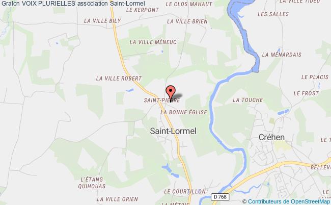 plan association Voix Plurielles Saint-Lormel