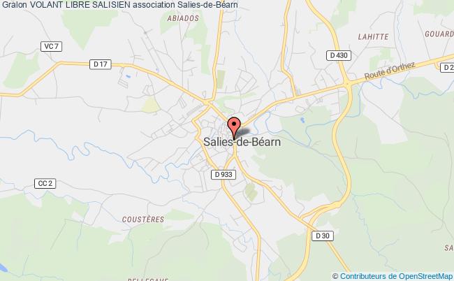 plan association Volant Libre Salisien Salies-de-Béarn