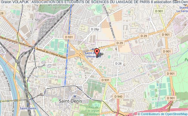 plan association Volapuk : Association Des Etudiants De Sciences Du Langage De Paris 8 Saint-Denis
