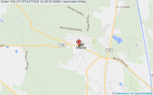 plan association Volley AthlÉtique Club De Mably Mably