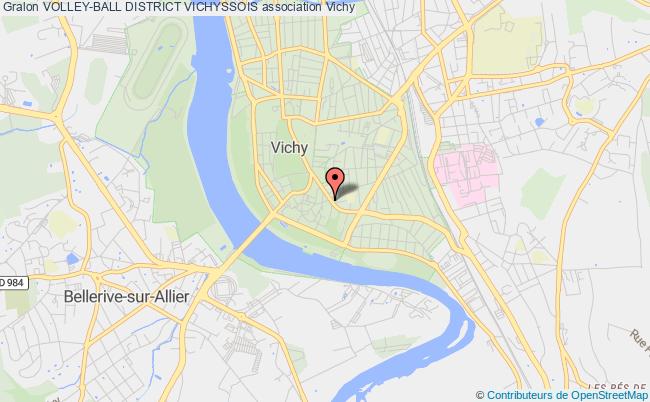 plan association Volley-ball District Vichyssois Vichy