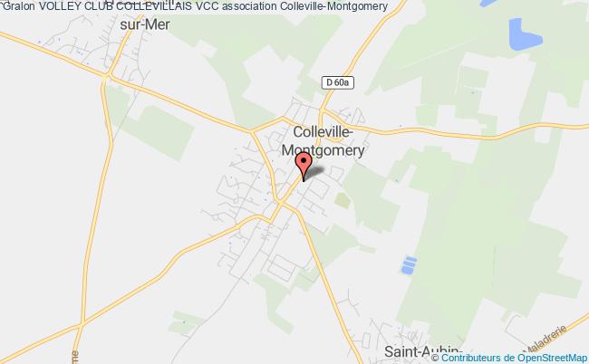 plan association Volley Club Collevillais Vcc Colleville-Montgomery