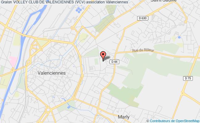 plan association Volley Club De Valenciennes (vcv) Valenciennes