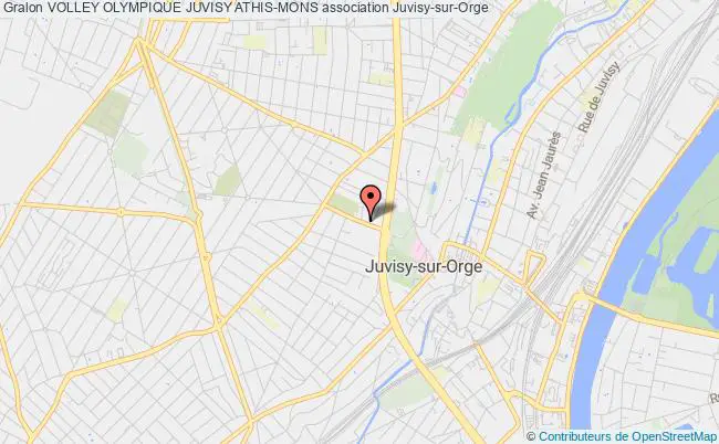 plan association Volley Olympique Juvisy Athis-mons Juvisy-sur-Orge