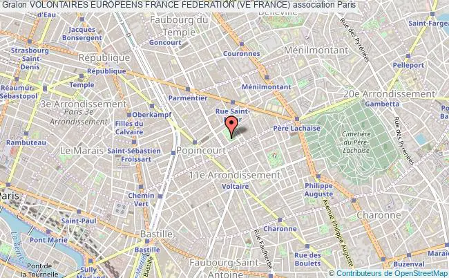 plan association Volontaires Europeens France Federation (ve France) Paris