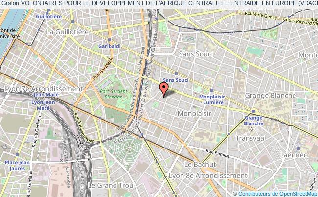 plan association Volontaires Pour Le DÉveloppement De L'afrique Centrale Et Entraide En Europe (vdacee) Lyon