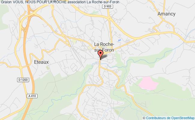 plan association Vous, Nous Pour La Roche Roche-sur-Foron