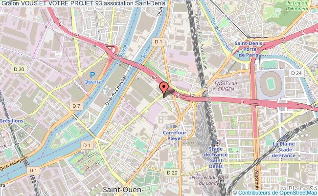 plan association Vous Et Votre Projet 93 Saint-Denis