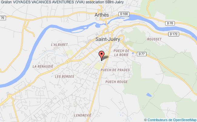 plan association Voyages Vacances Aventures (vva) Saint-Juéry