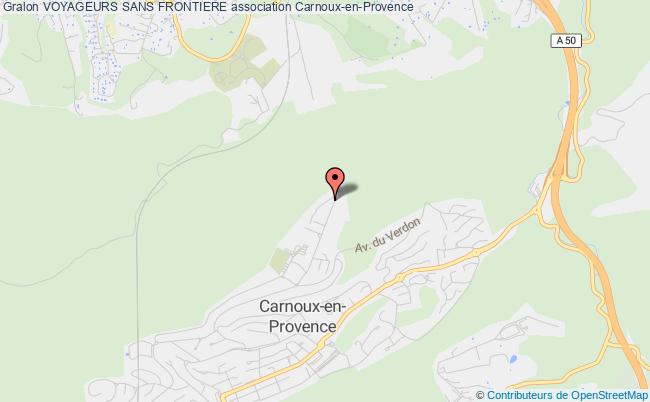 plan association Voyageurs Sans Frontiere Carnoux-en-Provence