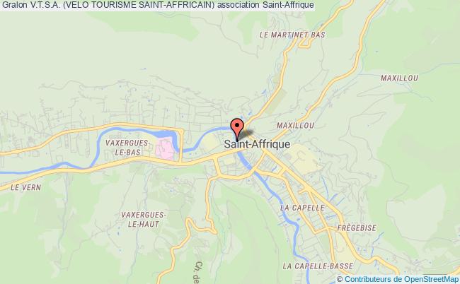 plan association V.t.s.a. (velo Tourisme Saint-affricain) Saint-Affrique