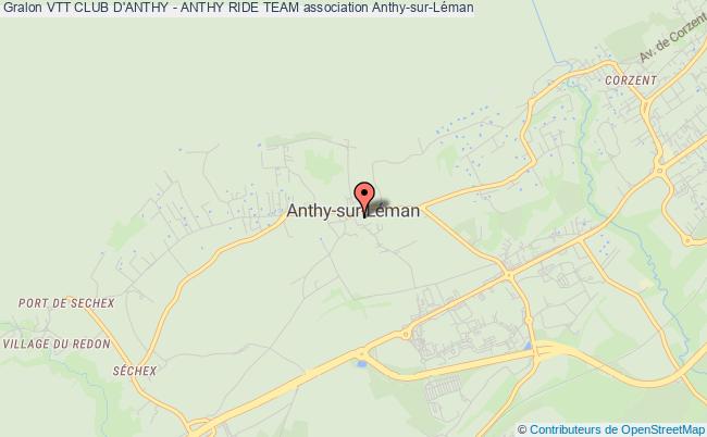 plan association Vtt Club D'anthy - Anthy Ride Team Anthy-sur-Léman
