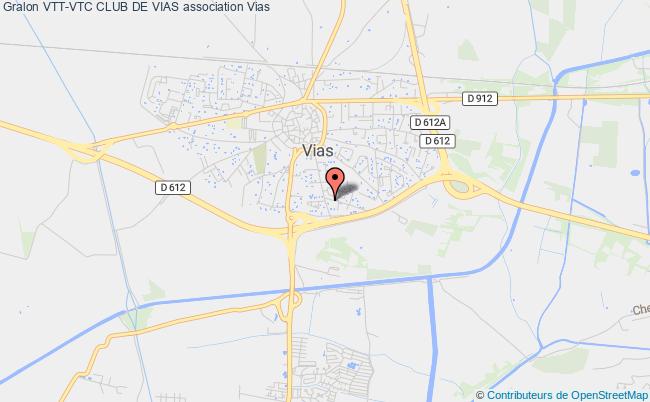 plan association Vtt-vtc Club De Vias Vias