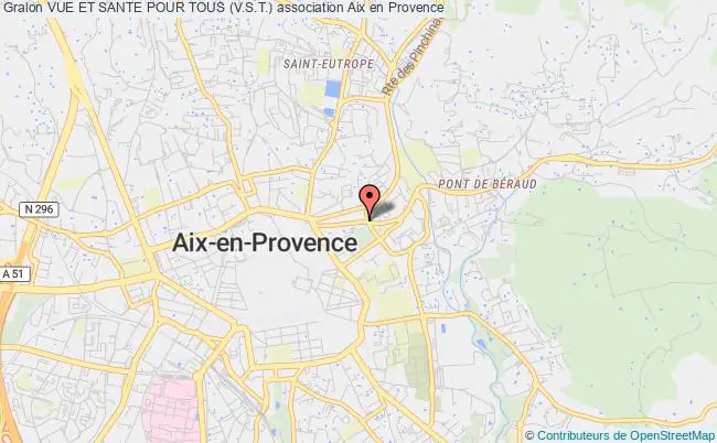 plan association Vue Et Sante Pour Tous (v.s.t.) Aix-en-Provence