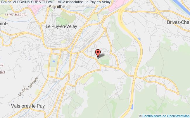plan association Vulcains Sub Vellave - Vsv Puy-en-Velay