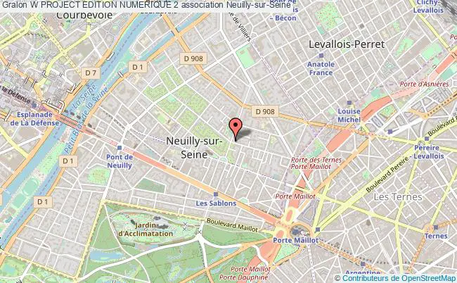 plan association W Project Edition Numerique 2 Neuilly-sur-Seine