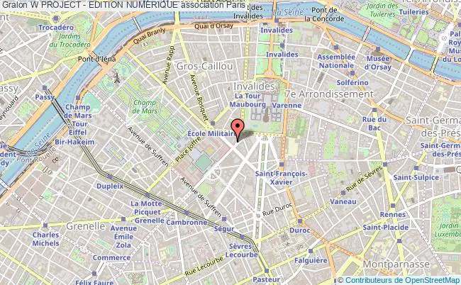 plan association W Project - Edition Numerique Paris